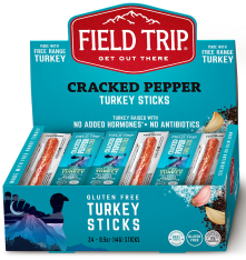 Field Trip Cracked Pepper Turkey Sticks (24 pack)